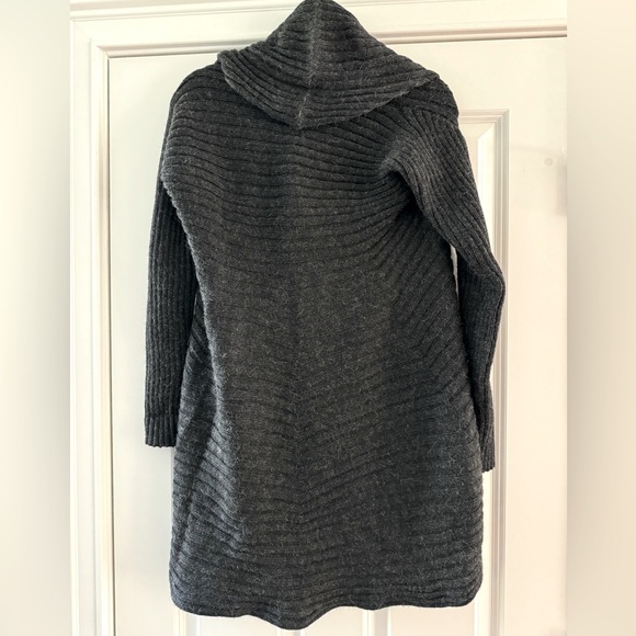Peruvian Handmade Essential Magic Sweater OS Alpaca Blend Charcoal Grey - Picture 12 of 12
